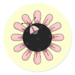 Ladybug and Flower Sticker