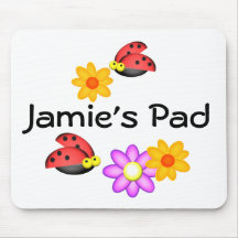 Ladybug and Flowers Mousepads