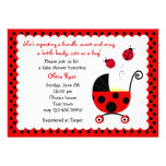 Ladybug Baby Shower Invitations