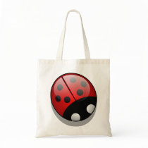Ladybug Canvas Bag