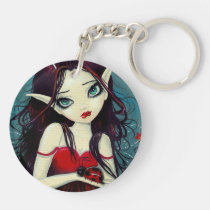 Ladybug Big-Eye Fairy Art key chains