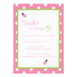 Ladybug Birthday Personalized Invitation