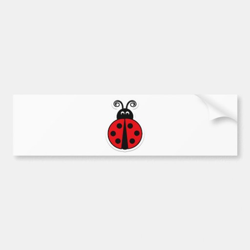 ladybug bumper stickers