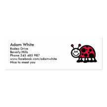 Ladybug Business Card Template