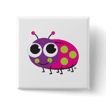 Ladybug Button