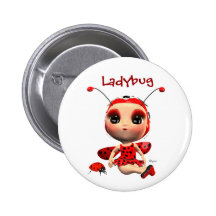 Ladybug Button