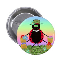 Ladybug Buttons