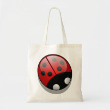 Ladybug Canvas Bag