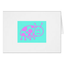 Ladybug Clipart Card