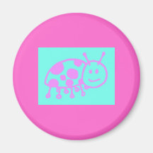Ladybug Clipart Fridge Magnet