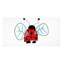 Ladybug Custom Photo Card