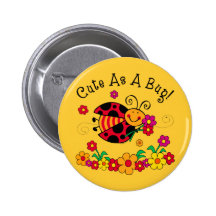 Ladybug Cute As A Bug Pin