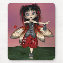 "Ladybug Fae" Mousepad