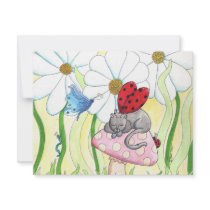 Ladybug Fairy Cat Custom Announcements
