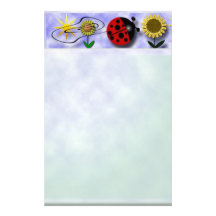 Ladybug Flight Stationery