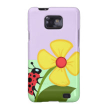 Ladybug Flower Samsung Galaxy SII Covers