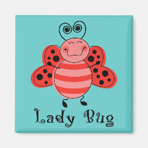 Ladybug Fridge Magnet