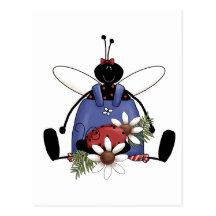 Ladybug Garden Tshirts and Gifts Post Card