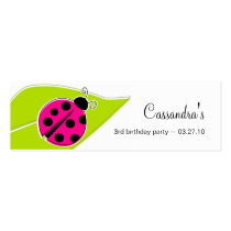 Ladybug Gift Tags