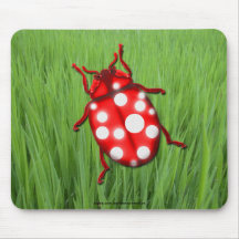 LadyBug Gifts for Buglovers & Gardeners Mouse Pads