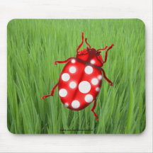 LadyBug Gifts for Buglovers & Gardeners Mouse Pads
