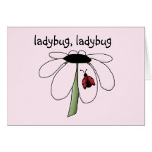 Ladybug Ladybug Tshirts and Gifts Greeting Card