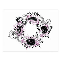 Ladybug Life Cycle Postcard - Purple postcards