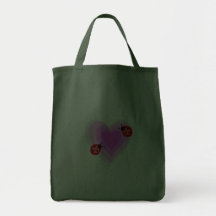 Ladybug Love Canvas Bag
