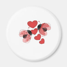 Ladybug Love Fridge Magnets