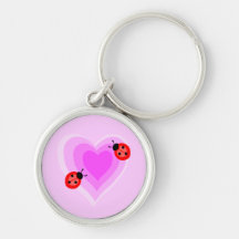 Ladybug Love Keychain