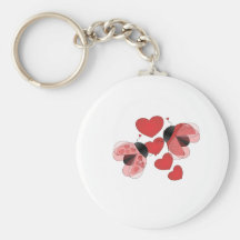 Ladybug Love Keychain