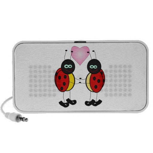 Ladybug Love Laptop Speaker