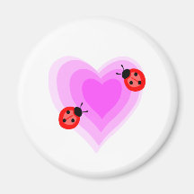 Ladybug Love Refrigerator Magnets