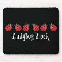 Ladybug Luck Mousepad