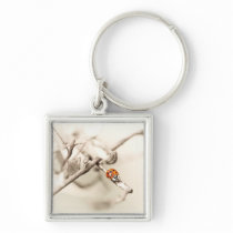 ladybug on branch keychains