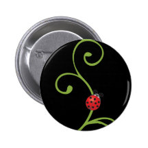 Ladybug on Vine Pins