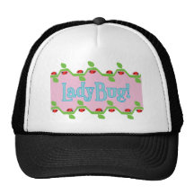 Ladybug Pink Trucker Hats