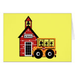Ladybug School and School Bus Tshirts and Gifts Cards