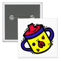 ladybug sippy cup button
