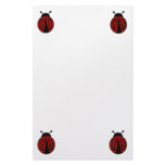 Ladybug stationery