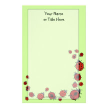 Ladybug Stationery