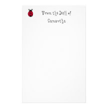 Ladybug Stationery