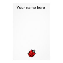 Ladybug Stationery