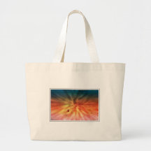 Ladybug Sunset Canvas Bags