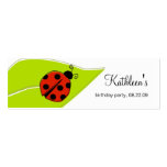 Ladybug Thank You Tags