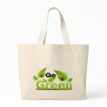 Ladybug Think  Green bags