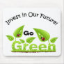 Ladybug Think Green Mouse Pads