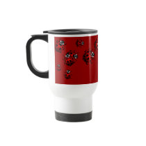 Ladybug Travel Mug Beer Glass Ladybug  Cup