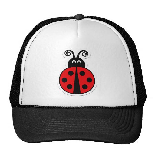 ladybug trucker hat