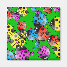 Ladybug Wallpaper Magnet